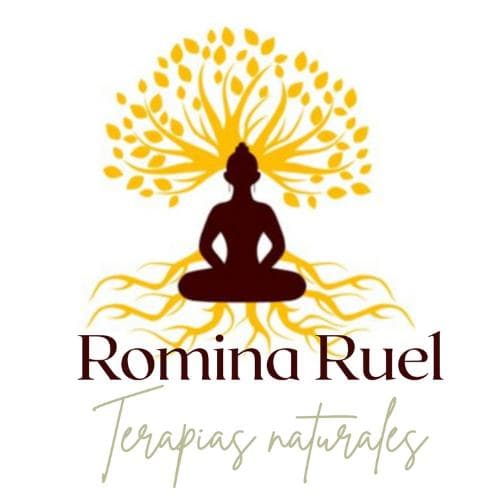 Logo de Romina Ruel. Terapias naturais